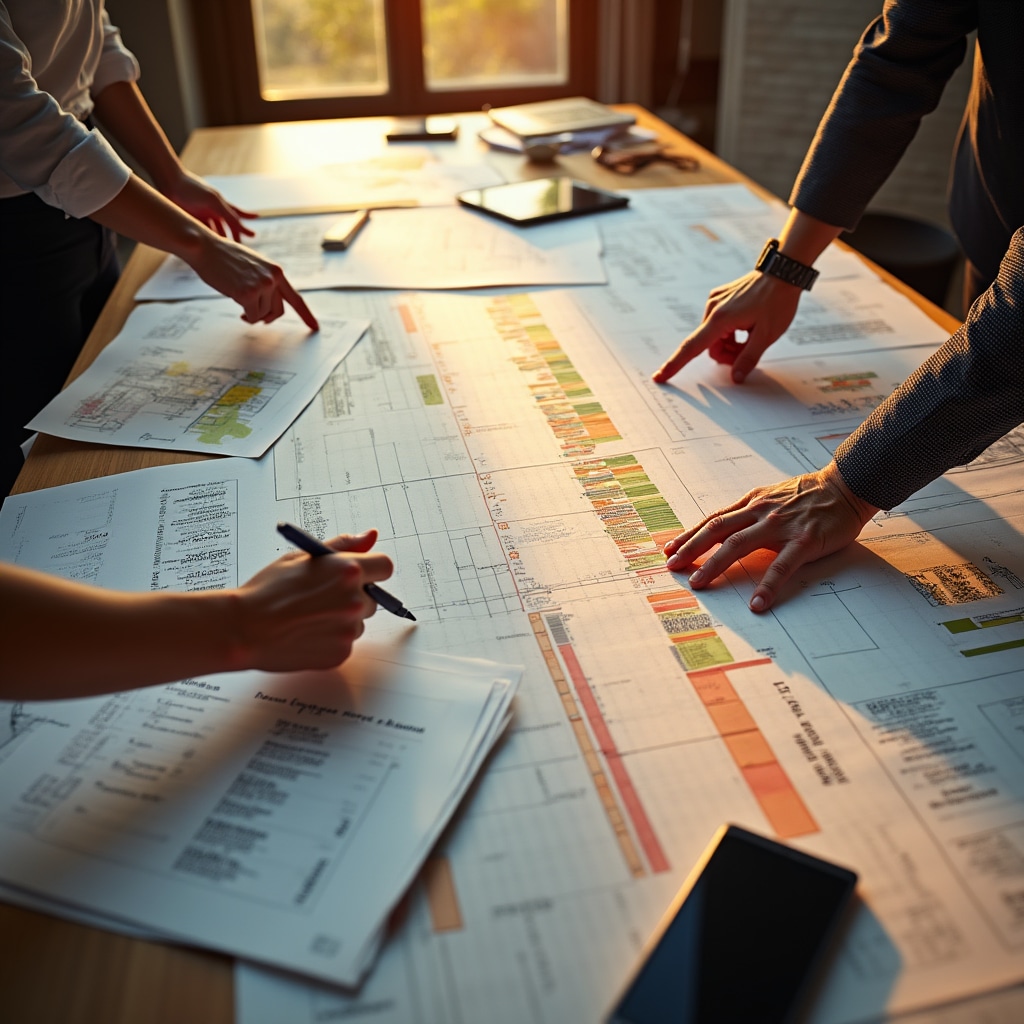 Project timeline and scheduling planning